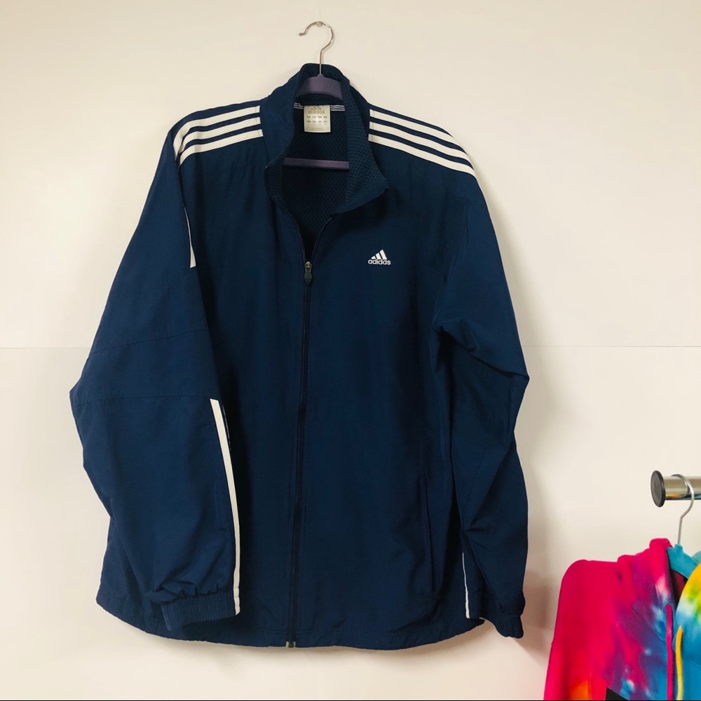 Adidas Vintage Light Jacket Navy Size L